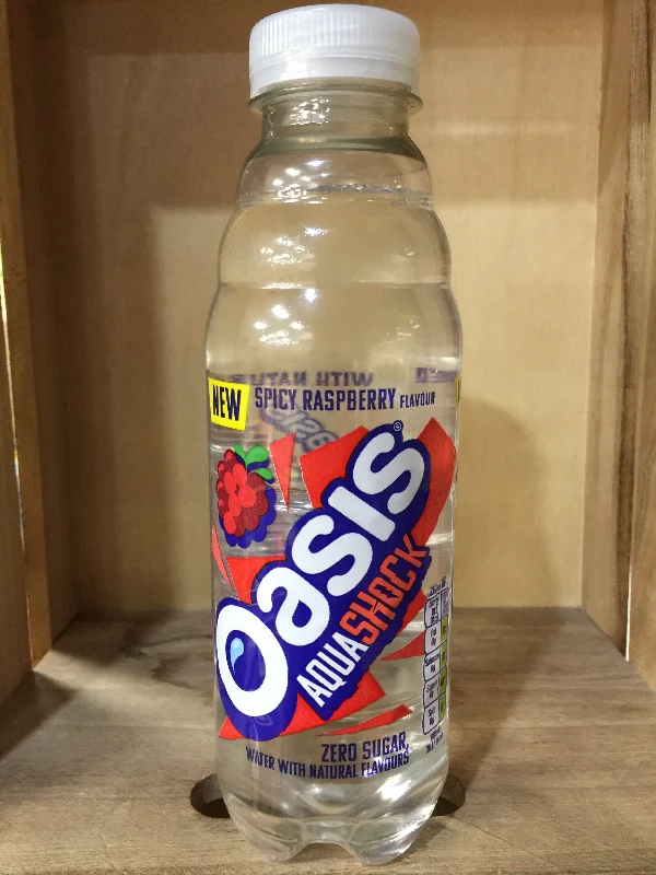 ---Oasis Aqua Shock Spicy Raspberry Zero Sugar 500ml