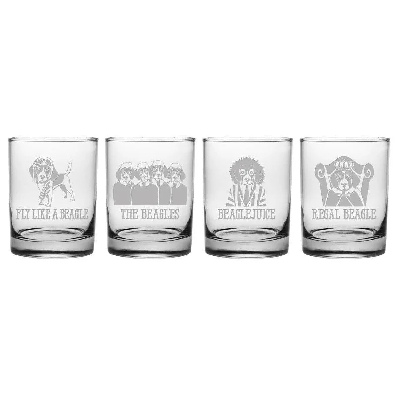 - Winter dog thick down jacketBeagle Assortment Double Old Fashioned Glasses, Set Of 4