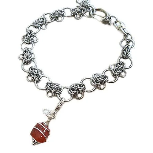 - Pet vitamin complex nutrition tabletsSilver Flowers Hand Woven Chain Dog Collar