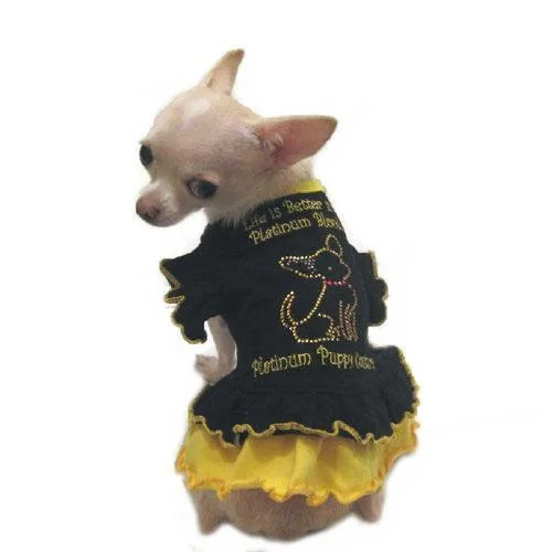 - Elderly dog ​​joint care mattressPlatinum Blonde Ruffle T Dog Dress