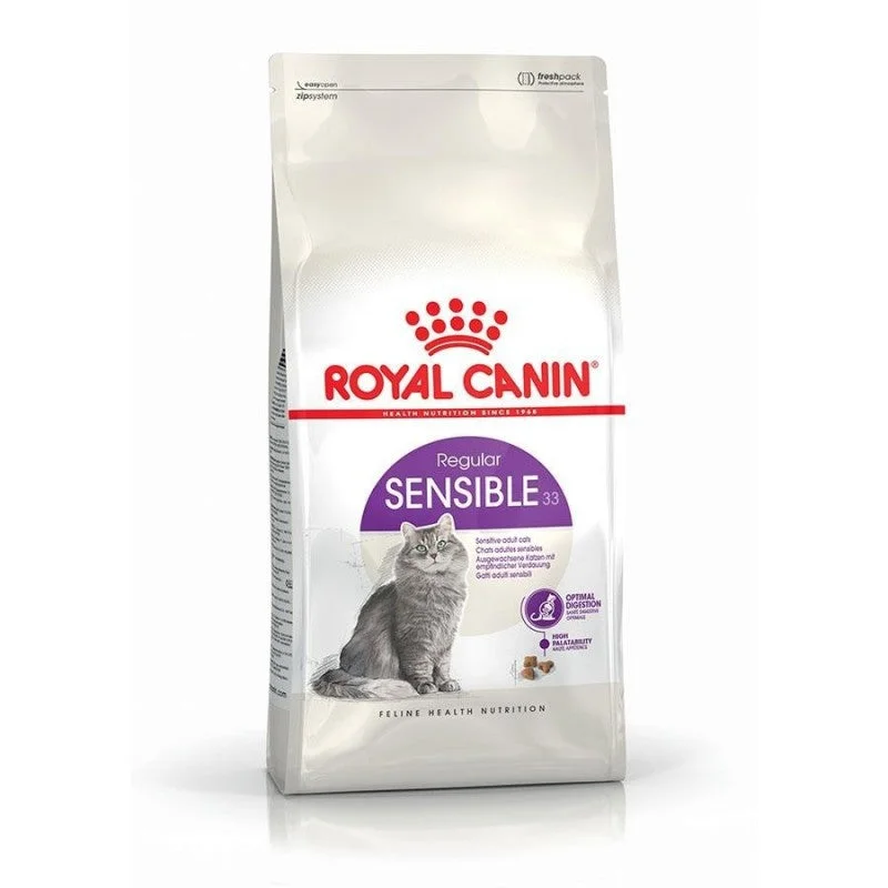    - Cat food nutritional analysis  Royal Canin Feline Health Nutrition Sensible 33 Dry Cat Food