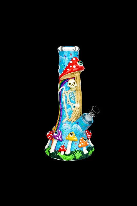 - Climbing pet constant temperature heating padSneaky Skeleton And Watchful Fungi Glow In Dark Beaker Water Pipe