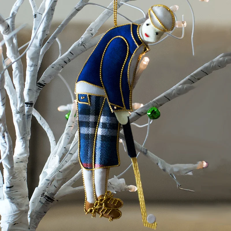 - Foldable and portable cat bagGolfer Ornament: Male