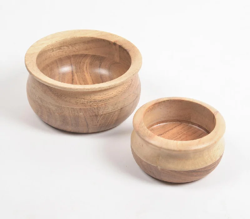  -Anti-scratch sofa protective coverRaw Acacia Wood Serving Bowls (Set of 2)