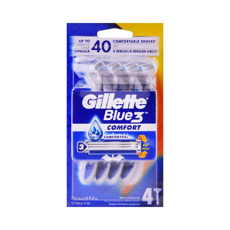  -Splash-proof food bowl AND Anti-choking slow food bowlGILLETTE BLUE 3 RAZOR COMFORT 4PC 3 BLADE