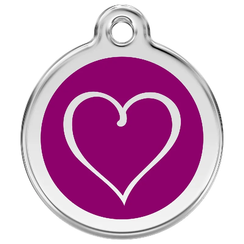 - Deodorizing cat litter tofu litterStainless Steel And Enamel Tribal Heart Purple Dog ID Tag - Deodorizing cat litter tofu litterStainless Steel And Enamel Tribal Heart Purple Dog ID Tag