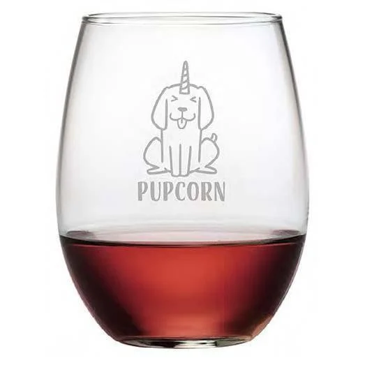 - Cat anti-jump window safety netPupcorn Stemless Wine Glasses, Set Of 4