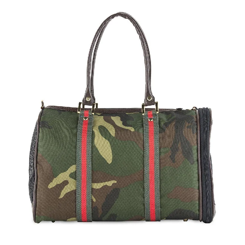 - Pregnant cat delivery room warming boxPetote JL Duffel Dog Carrier Camo With Stripe