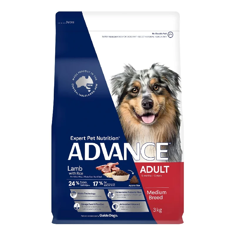 - Dog food improves immunityAdvance Medium Breed Lamb & Rice Adult Dry Dog Food
