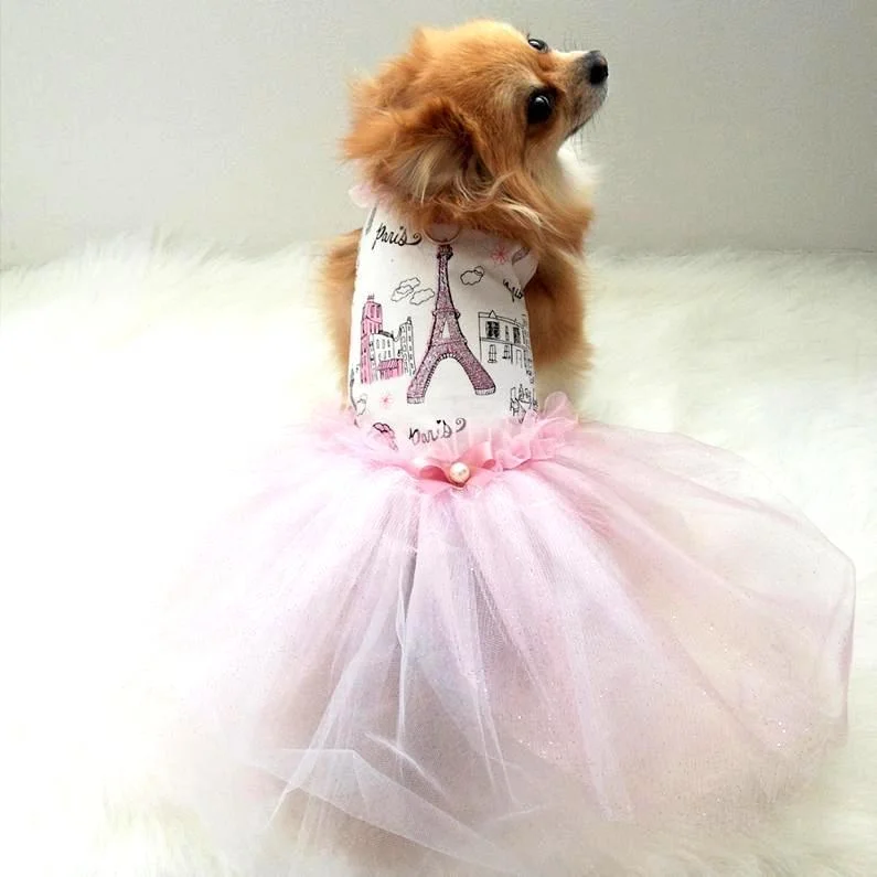 - Remote interactive pet feederMa Cherie Princess Paris Tutu Dog Dress