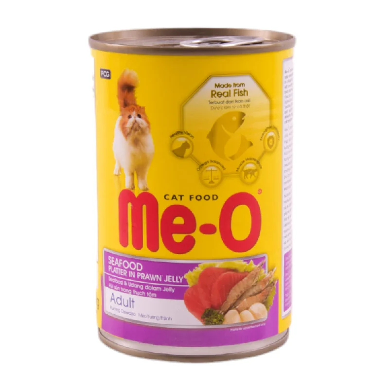 - Automatic temperature adjustment cat bedME-O CAT FOOD SEAFOOD PLATER IN PRAWN JELLY TIN 400 GM BASIC
