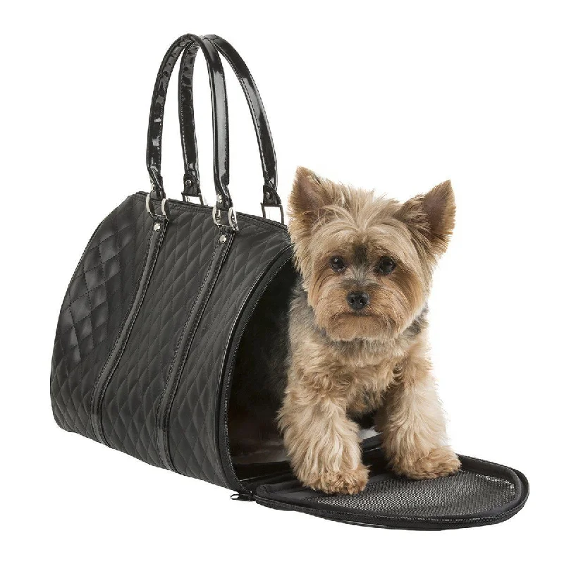 - Natural latex pet mattressPetote JL Duffel Dog Carrier Black Quilted