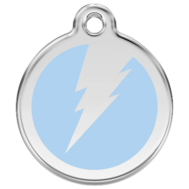 - Durable nylon dog leash wholesaleStainless Steel And Enamel Flash Light Blue Dog ID Tag