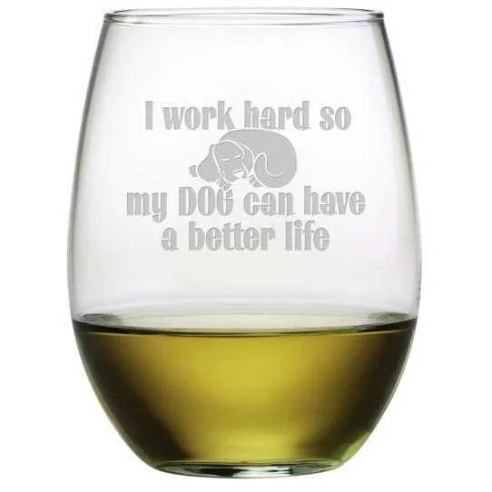- Elderly dog ​​joint care mattressDog Can Have A Better Life Stemless Wine Glasses, Set Of 4