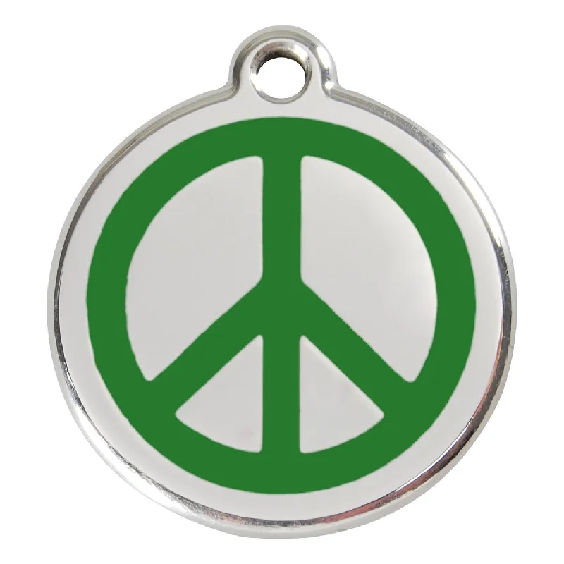  -Anti-scratch scratching board AND cat bed in oneStainless Steel And Enamel Peace Sign Green Dog ID Tag