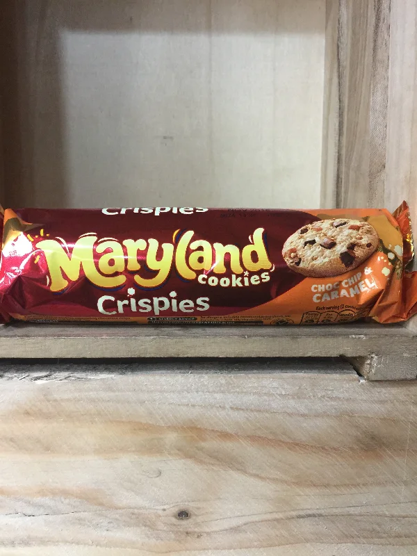 - Foldable and portable cat bagMaryland Crispies Cookies Choc Chip & Caramel 145g