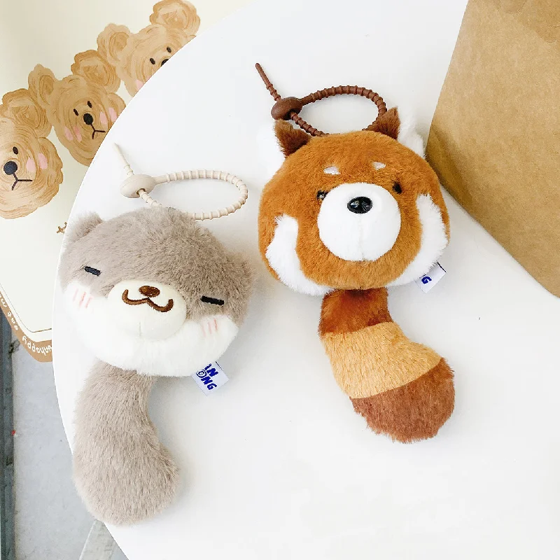  . **Pet nail clippers with LED lights**Mima Fluffy Raccoon Days Keyring