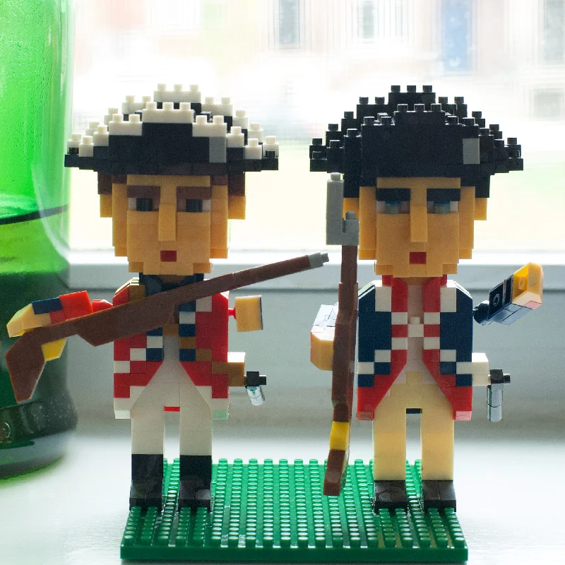 - Custom pet birthday cakeRevolutionary War Soldiers Block Puzzle