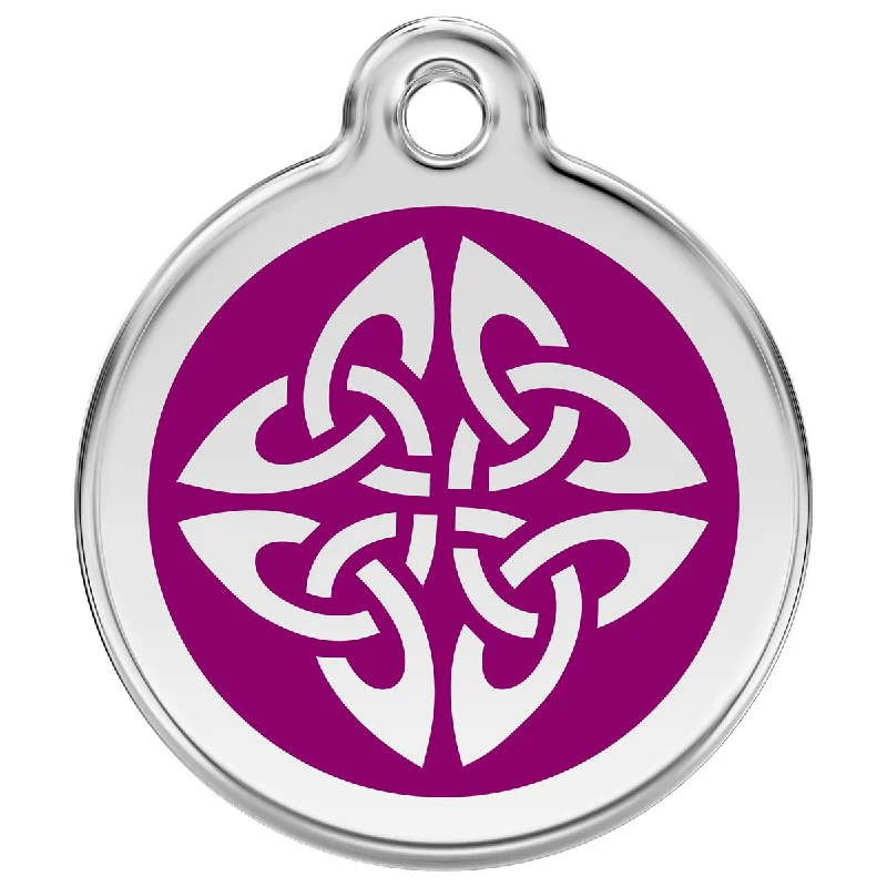 - Winter warm clothes for short-haired dogsStainless Steel And Enamel Tribal Arrows Purple Dog ID Tag