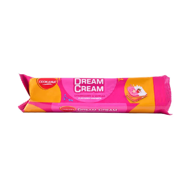 - Natural latex pet mattressCOOKANIA DREAM CREAM STRAWBERRY & VANILLA COOKIES 36 GM
