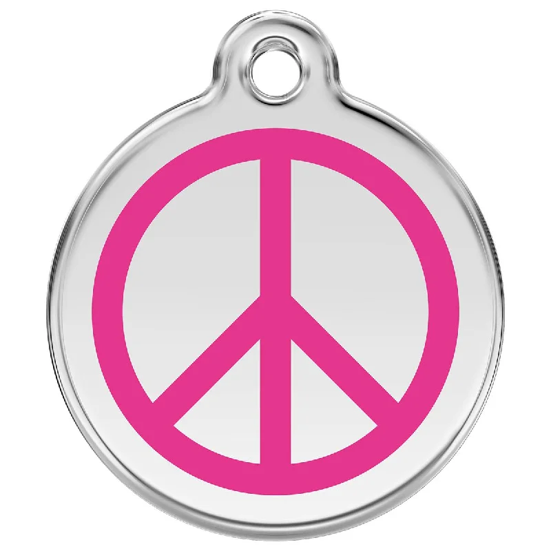 - Chinchilla cooling ice nest ceramic plateStainless Steel And Enamel Peace Sign Hot Pink Dog ID Tag