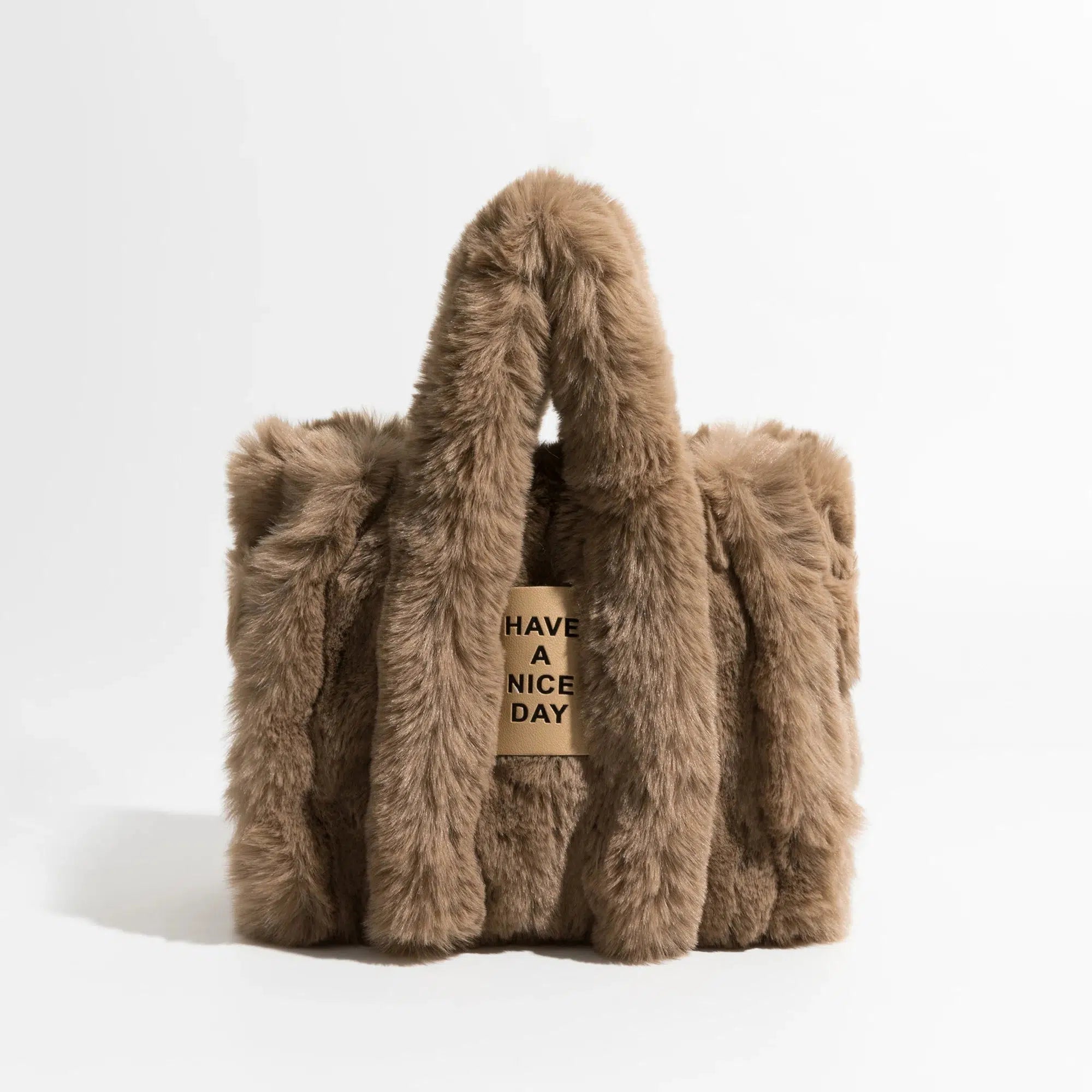- Pet vitamin complex nutrition tabletsFluffy Faux Fur Tote Bag