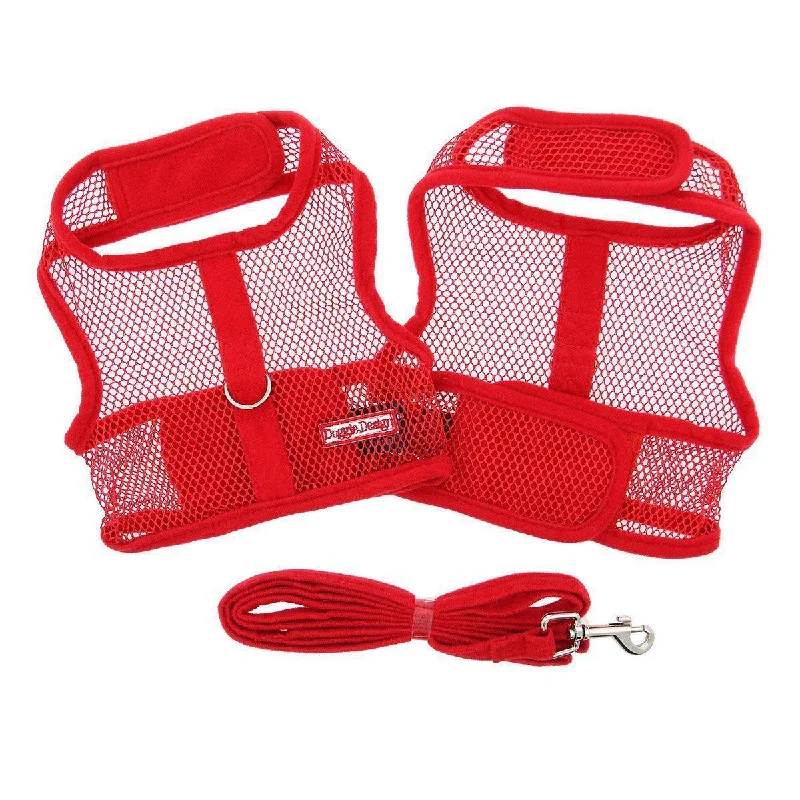 - Pet monitor with cameraCool Mesh Dog Harness And Leash Solid Red