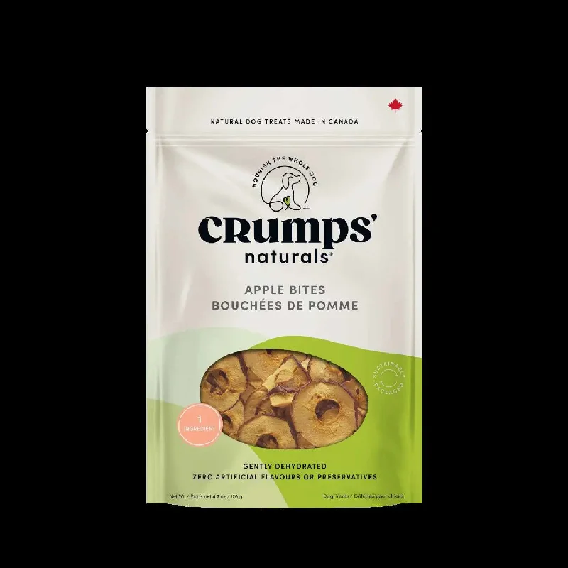 - Air box TSA certified check-inCrumps' Naturals Apple Bites Grain-Free Dog Treats 4.2oz