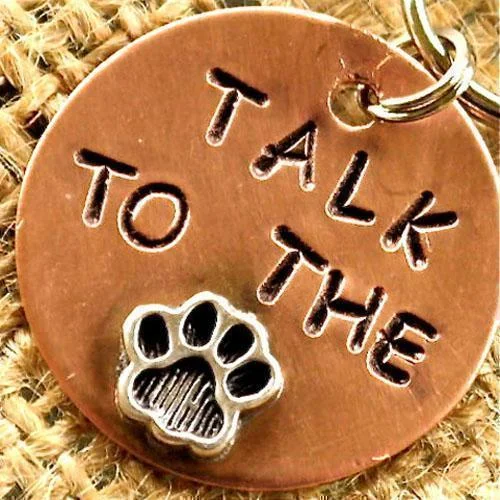 - Degradable pet feces bagTalk To The Paw Dog ID Tag