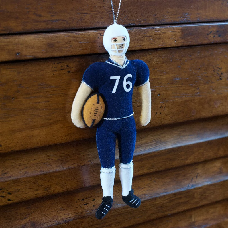 - Hamster silent running wheel to prevent chewingFootball Player Ornament