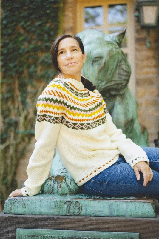 - Summer pet ice matFair Isle Pullover (Knit)