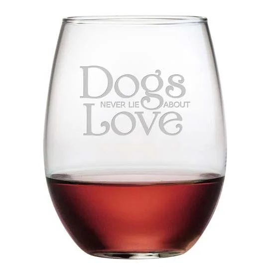 - Hamster silent running wheel to prevent chewingDogs Never Lie Stemless Wine Glasses, Set Of 4