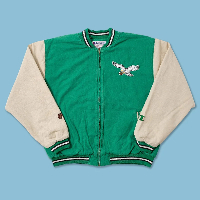 - ​​Pet toys under    yuanVintage Champion Philadelphia Eagles Padded Varsity Jacket XLarge