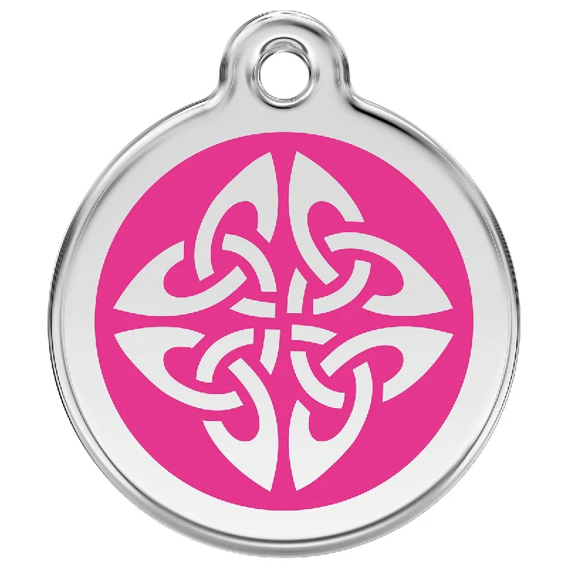- Climbing pet constant temperature heating padStainless Steel And Enamel Tribal Arrows Hot Pink Dog ID Tag - Climbing pet constant temperature heating padStainless Steel And Enamel Tribal Arrows Hot Pink Dog ID Tag