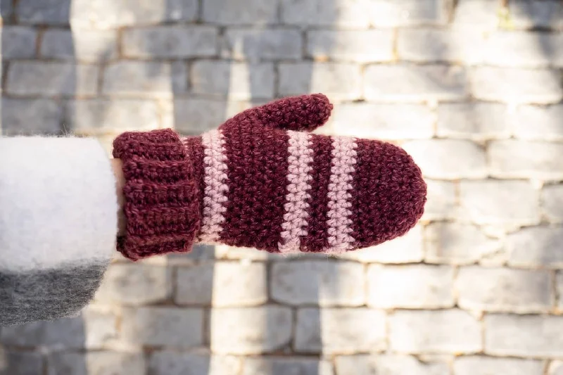 - Hamster silent running wheel to prevent chewing2-Color Mittens (Crochet)