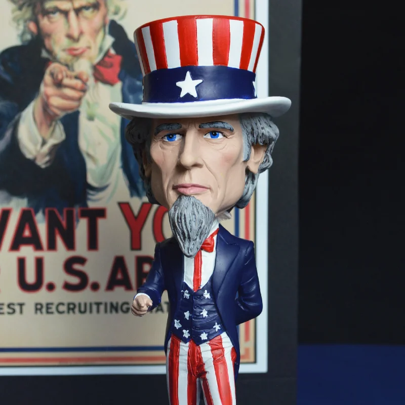 - Dog disposable foam shower gelUncle Sam Bobblehead