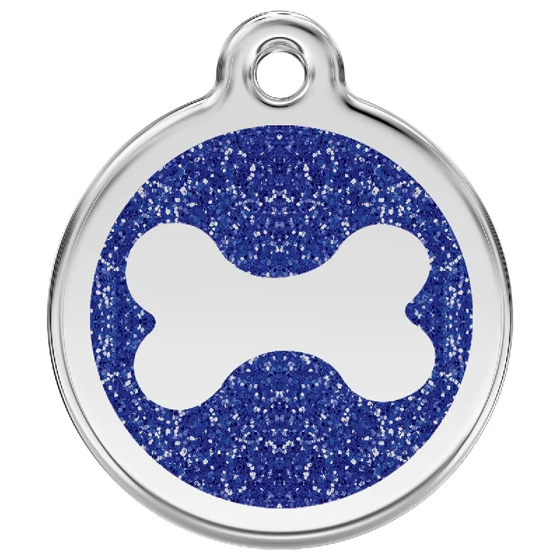 - Durable nylon dog leash wholesaleStainless Steel And Glitter Enamel Bone Dark Blue Dog ID Tag - Durable nylon dog leash wholesaleStainless Steel And Glitter Enamel Bone Dark Blue Dog ID Tag