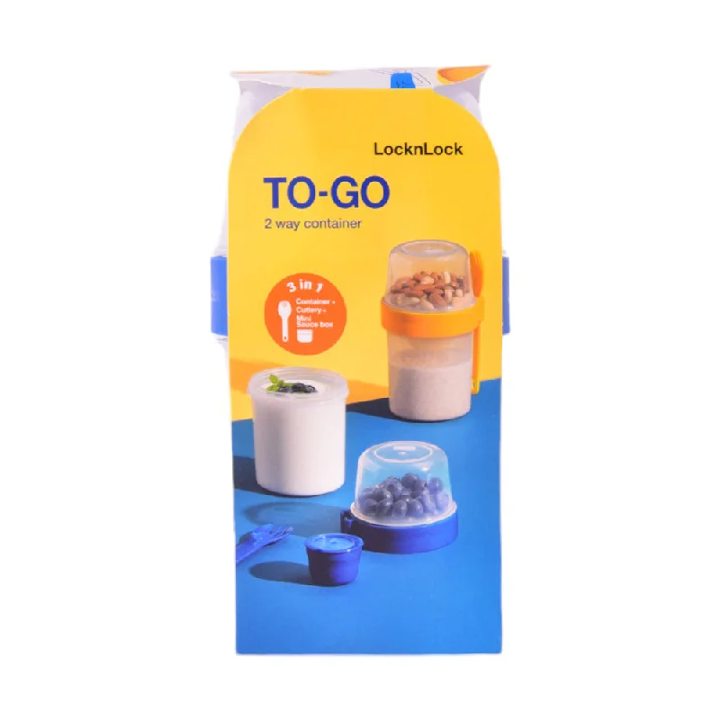 - ​​Christmas pet Christmas clothingLOCKNLOCK 2 IN 1 CEREAL 560ML+310 ML BLUE