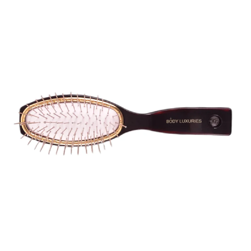 ---BODY LUXURIES HAIR BRUSH HB3007 BROWN