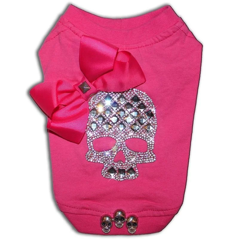 - Pet water dispenser UV sterilization versionCrystal Skull Glam Couture Dog Shirt
