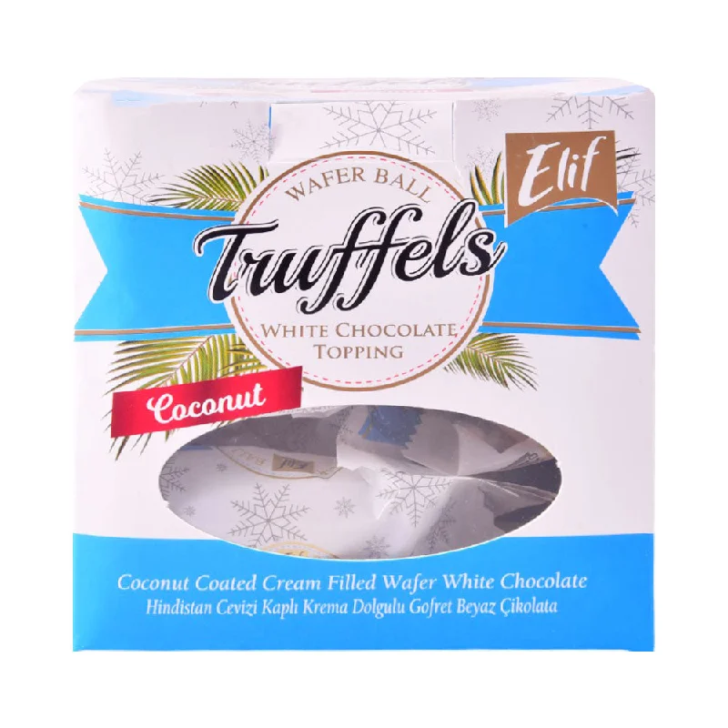 - Dog disposable foam shower gelELIF TRUFFELS WHITE CHOCOLATE COCONUT 150 GM