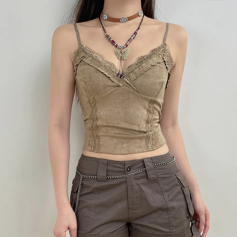 - Winter warm clothes for short-haired dogsFairy Grunge Frilled Lace Top