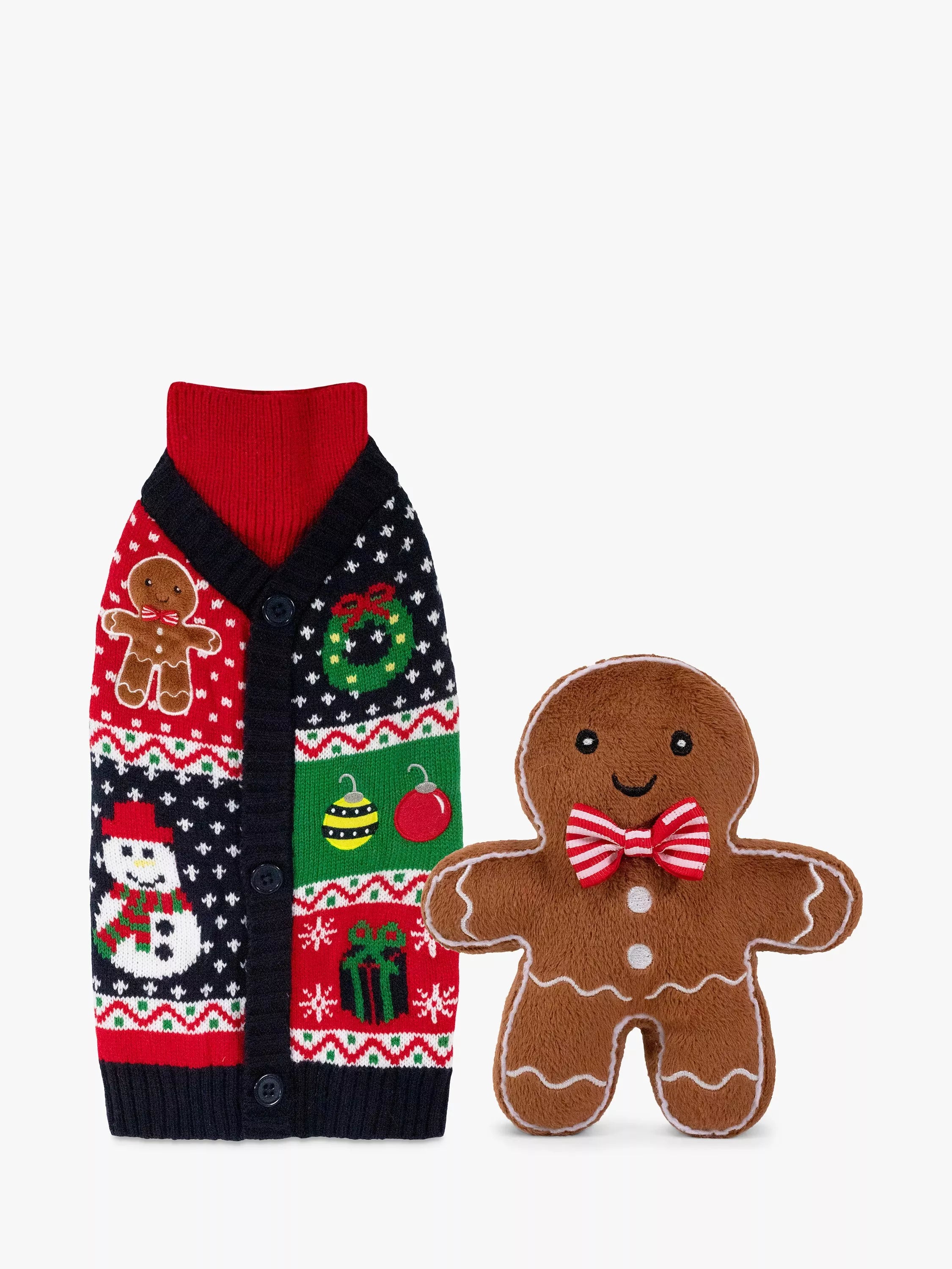 - Dog disposable foam shower gelRosewood Gingerbread Novelty Christmas Eve Dog Gift Pack