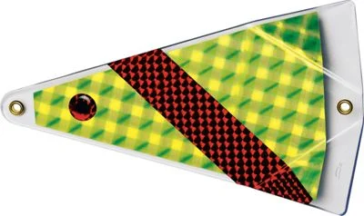  -Splash-proof food bowl AND Anti-choking slow food bowlBig Al's Fish Flash - 10'' - Tracker Lazer Chartreuse /Red