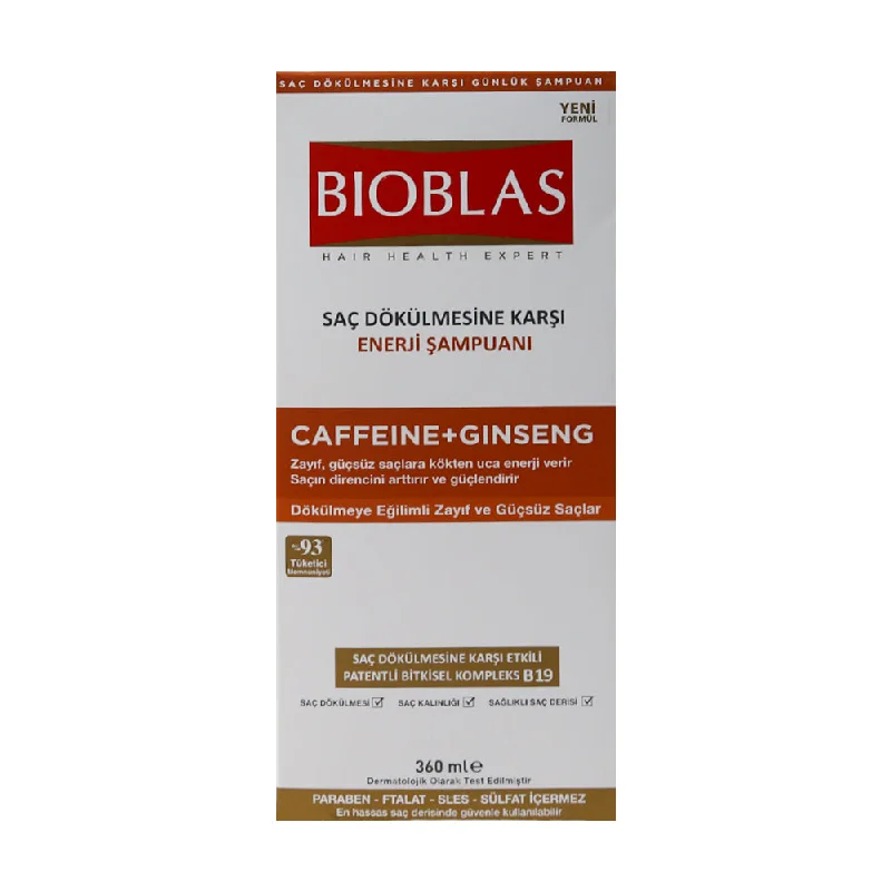 Pet ProductsBIOBLAS AHL CAFFEINE+GINSENG SHAMPOO 360ML