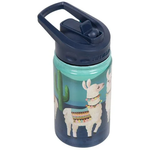- Rabbit grass rack to prevent waste food boxFIFTY/FIFTY 12oz Stainless Steel with PP Lid Kids Bottle with Straw Cap Lama Print