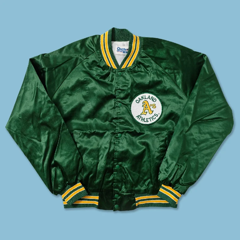  -Anti-slip claw protection raincoat FOR dogsVintage Chalkline Oakland Athletics Satin Bomber Jacket Large