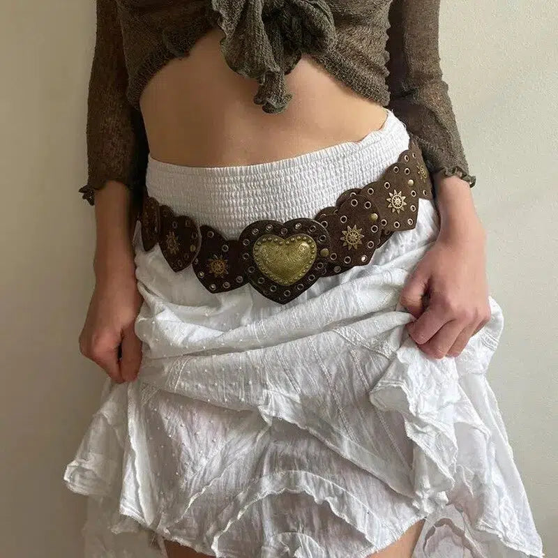 - Pet tear stain cleaning wipesVintage Ethnic Heart Suede Waist Belt
