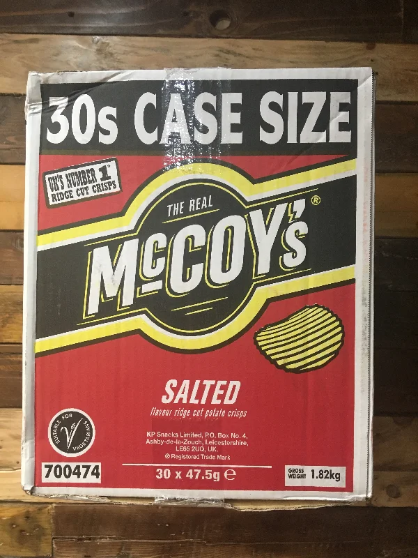 - Pet tear stain cleaning wipes30x McCoy's Ready Salted Potato Crisps (30x47.5g)