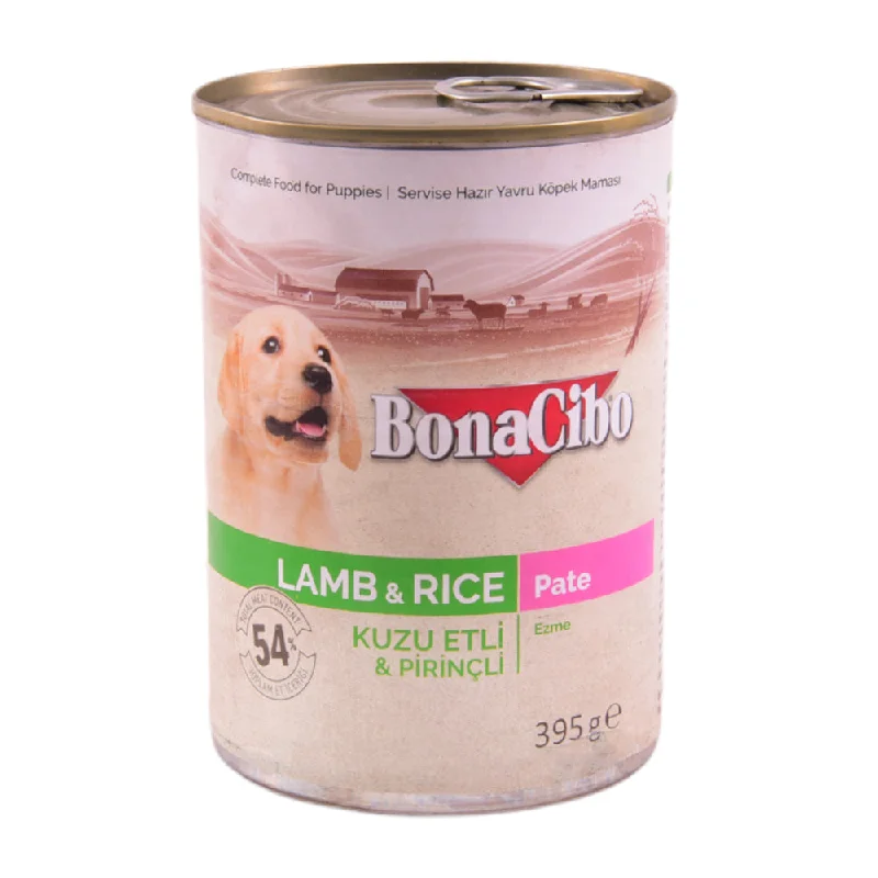 - Custom pet birthday cakeBONACIBO CANNED PUPPY FOOD PATE - LAMB & RICE 400 GM